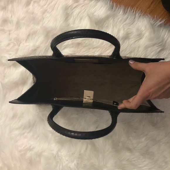 Jimmy Choo ‘Riley - Dégradé' Genuine Python Tote - Picture 5 of 8